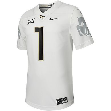 Men's Nike #1 White UCF Knights Untouchable Football Replica Jersey
