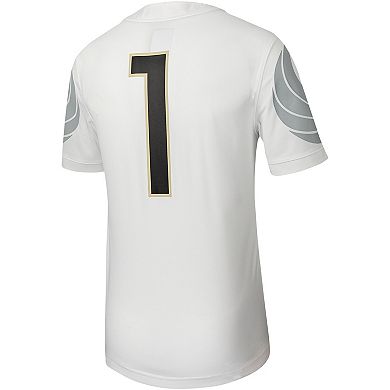 Men's Nike #1 White UCF Knights Untouchable Football Replica Jersey