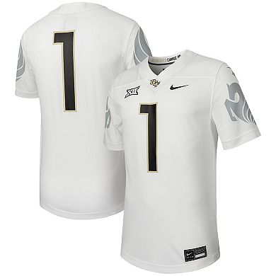 Men's Nike #1 White UCF Knights Untouchable Football Replica Jersey