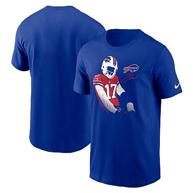 Men's Nike Josh Allen Royal Buffalo Bills Player Graphic T-Shirt