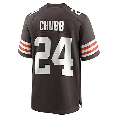 Men's Nike Nick Chubb Brown Cleveland Browns Game Jersey
