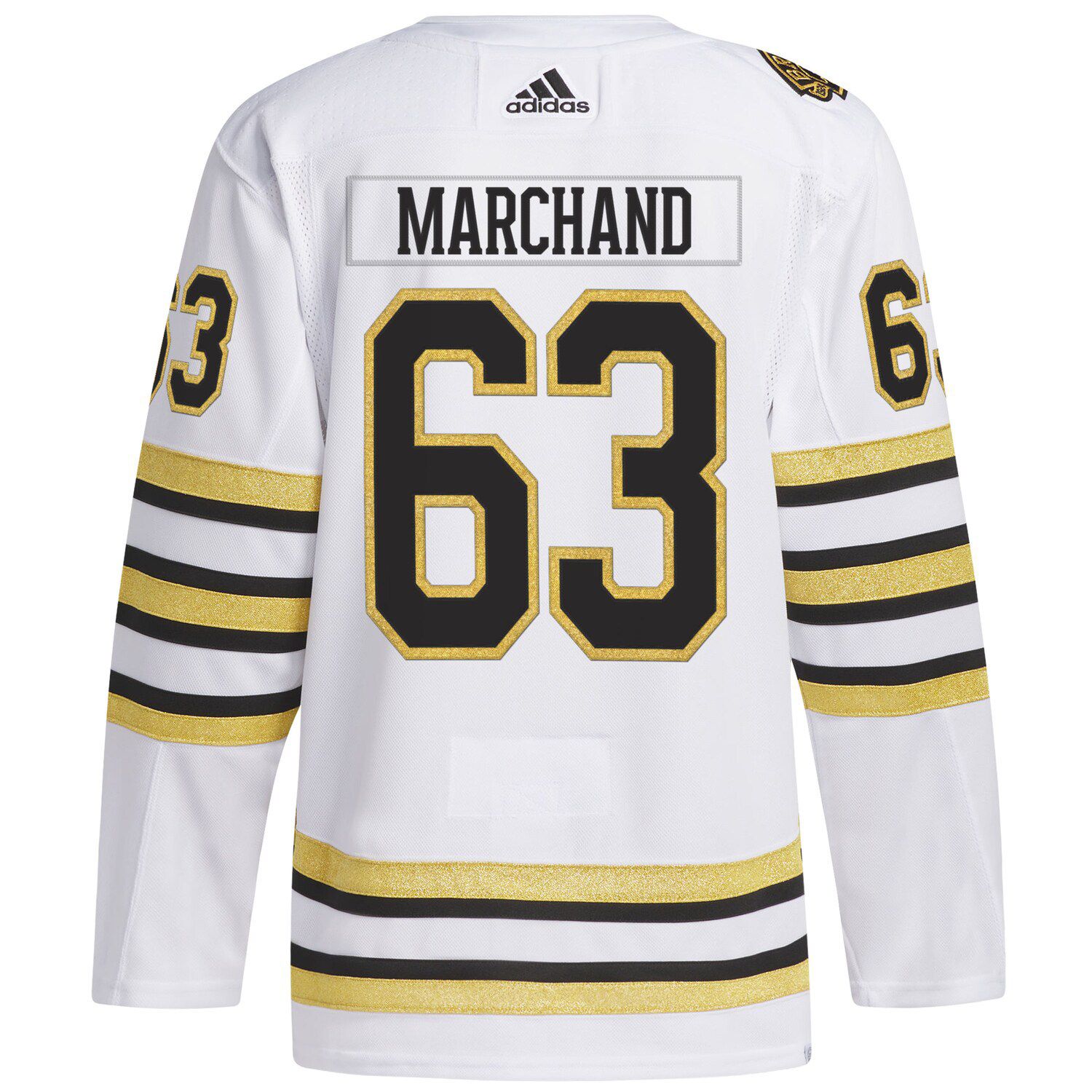 Men's Adidas Brad Marchand White Boston Bruins Primegreen Authentic Pro ...