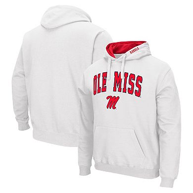 Colosseum Powder Ole Miss Rebels Arch Logo Pullover Hoodie