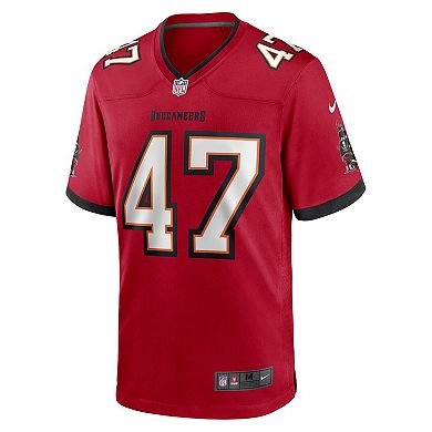 Men's Nike John Lynch Red Tampa Bay Buccaneers Retired Player Game Jersey