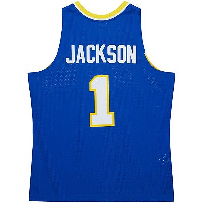 Men s Mitchell Ness Stephen Jackson Royal Indiana Pacers Hardwood Classics Swingman Jersey