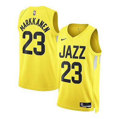 Unisex Nike Lauri Markkanen Gold Utah Jazz Swingman Jersey - Association Edition