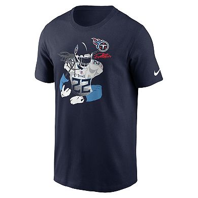 Men's Nike Derrick Henry Navy Tennessee Titans Player Graphic T-Shirt