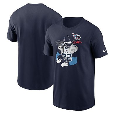 Men's Nike Derrick Henry Navy Tennessee Titans Player Graphic T-Shirt