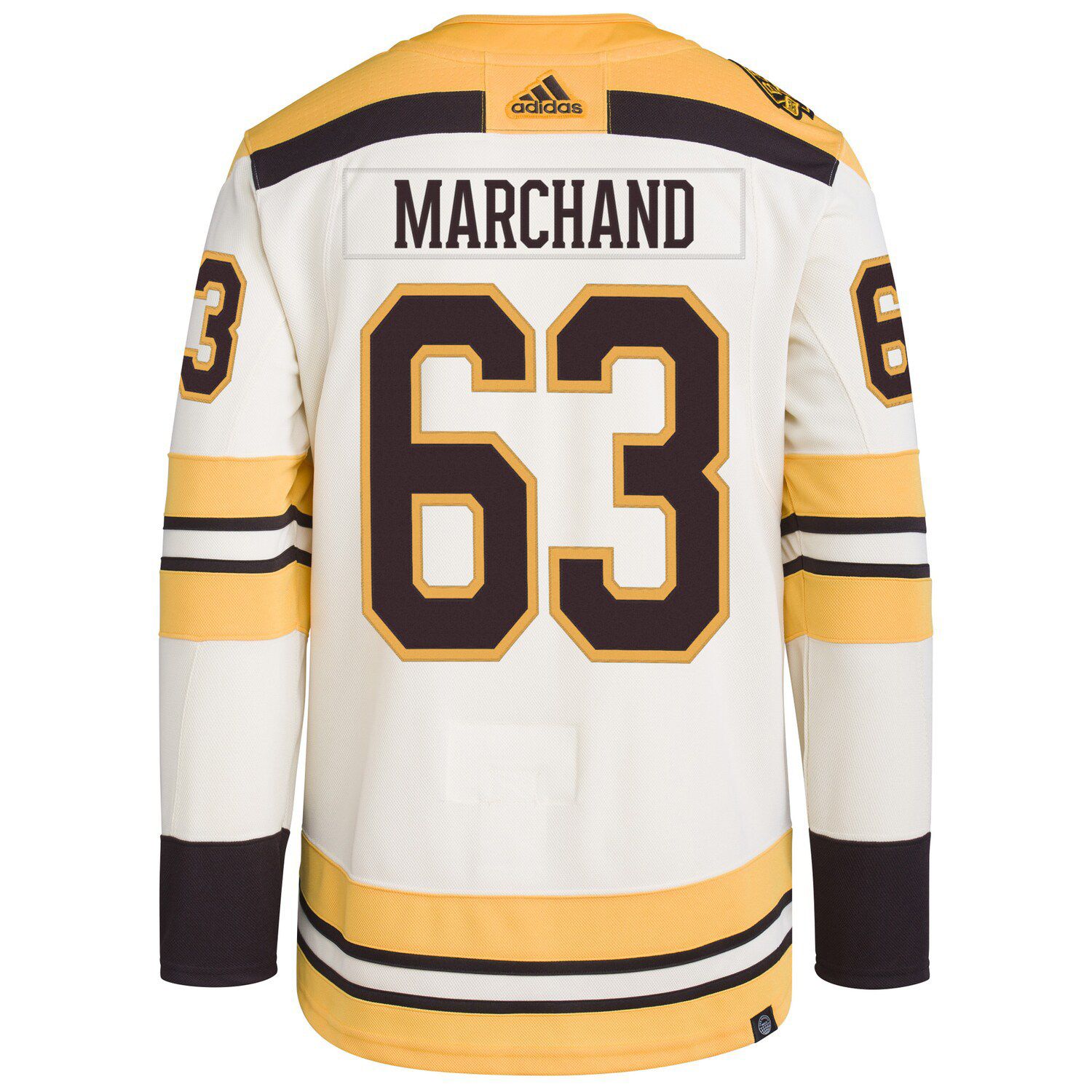 Men's Adidas Brad Marchand Cream Boston Bruins Primegreen Authentic Pro ...