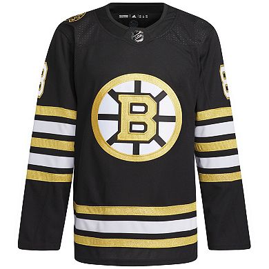 Men's adidas David Pastrnak Black Boston Bruins  Primegreen Authentic Pro Player Jersey