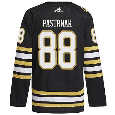 Men's adidas David Pastrnak Black Boston Bruins  Primegreen Authentic Pro Player Jersey