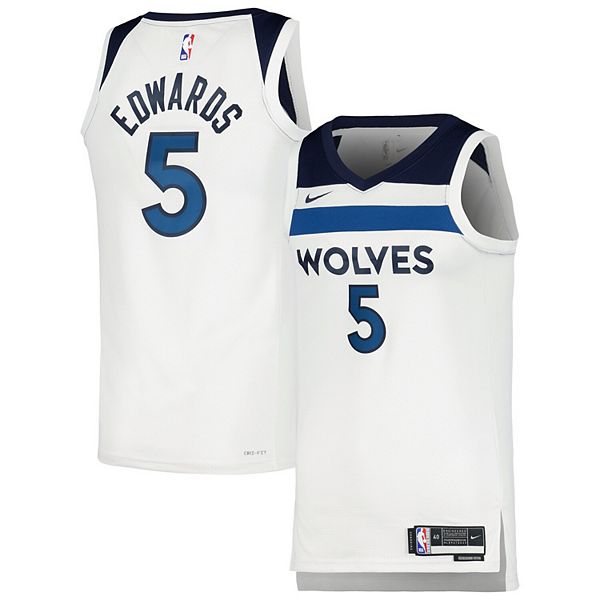 Unisex Nike Anthony Edwards White Minnesota Timberwolves Swingman 