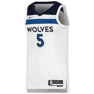 Unisex Nike Anthony Edwards White Minnesota Timberwolves Swingman Jersey - Association Edition