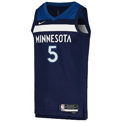 Unisex Nike Anthony Edwards Navy Minnesota Timberwolves Swingman Jersey ...