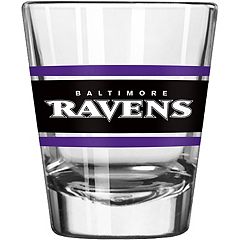 GREAT AMERICAN Baltimore Ravens 15-fl oz Glass Rocks Set of: 2 in the  Drinkware department at