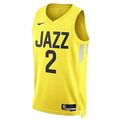 Unisex Nike Collin Sexton Gold Utah Jazz Swingman Jersey - Icon Edition