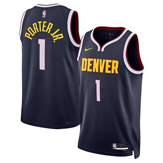Unisex Nike Michael Porter Jr. Navy Denver Nuggets Swingman Jersey - Association Edition