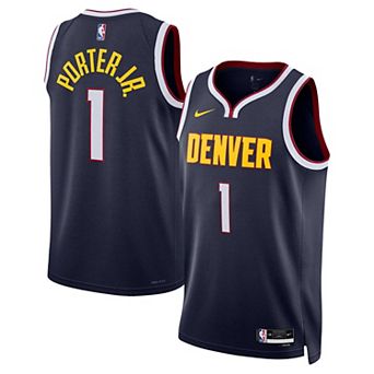 Unisex Nike Michael Porter Jr. Navy Denver Nuggets Swingman Jersey - Association Edition