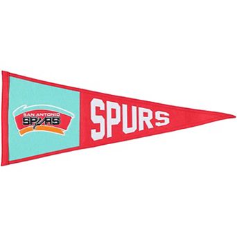 "WinCraft San Antonio Spurs 13"" x 32"" Retro Logo Pennant"
