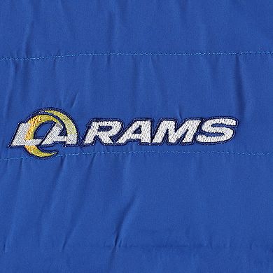 Men's Dunbrooke Heather Royal Los Angeles Rams Explorer Tech Full-Zip Jacket