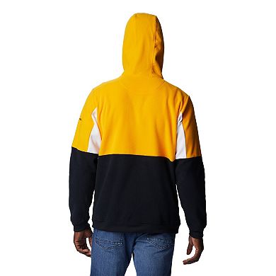 Men's Columbia Black Iowa Hawkeyes Lodge Quarter-Zip Hoodie