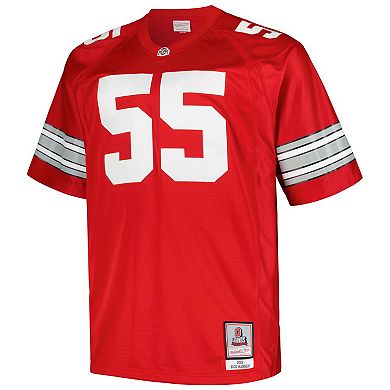 Men's Mitchell & Ness Nick Mangold Scarlet Ohio State Buckeyes Big ...