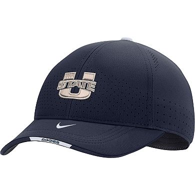 Men's Nike Navy Utah State Aggies 2022 Sideline Classic99 Swoosh Performance Flex Hat