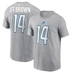 Nike Men's Detroit Lions Amon-Ra St. Brown #14 white Game Jersey