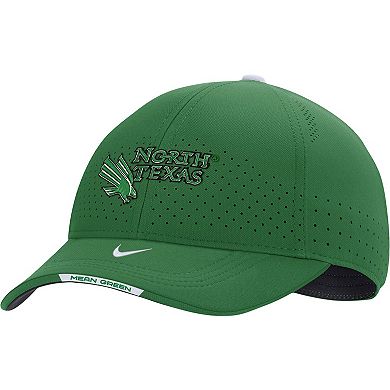 Men's Nike Kelly Green North Texas Mean Green 2022 Sideline Classic99 Swoosh Performance Flex Hat