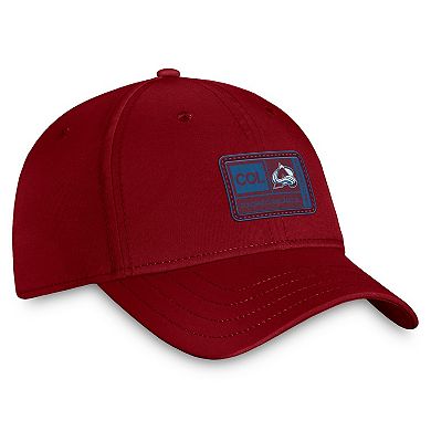 Men's Fanatics Branded Burgundy Colorado Avalanche Authentic Pro Training Camp Flex Hat