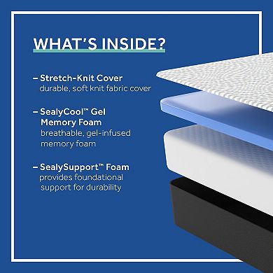 Sealy Essentials 10" Memory Foam Mattress-in-a-Box