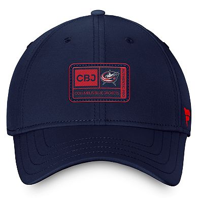 Men's Fanatics Branded  Navy Columbus Blue Jackets Authentic Pro Training Camp Flex Hat