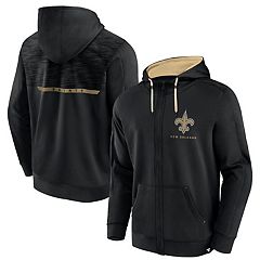 Nfl New Orleans Saints Men's Gray Full Back Run Long Sleeve Lightweight  Hooded Sweatshirt : Target