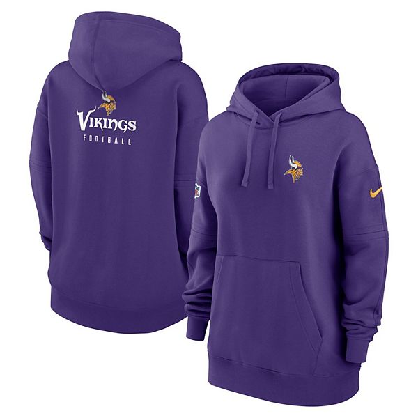 Women's Nike Purple Minnesota Vikings 2023 Sideline Club Fleece ...