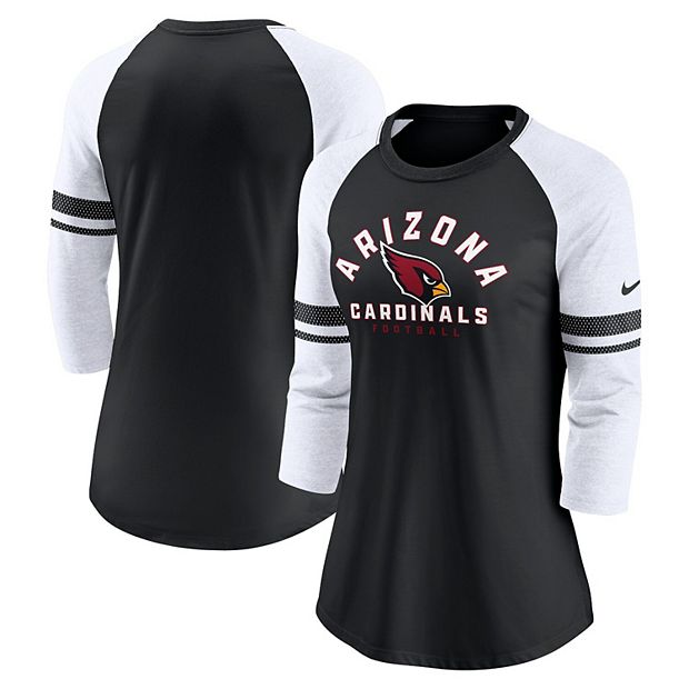 Women's Nike Black Arizona Cardinals 3/4-Sleeve Lightweight