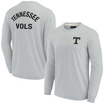 Unisex Fanatics Signature Gray Tennessee Volunteers Super Soft Long Sleeve T-Shirt