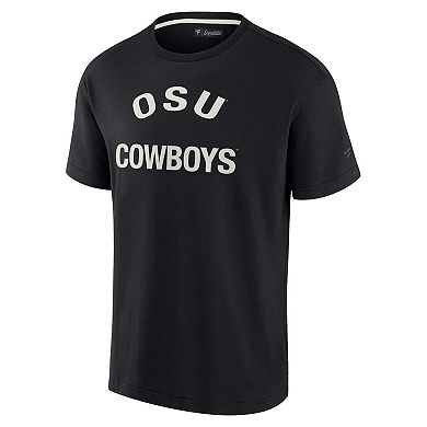 Unisex Fanatics Signature Black Oklahoma State Cowboys Super Soft Short Sleeve T-Shirt