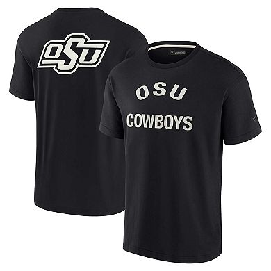 Unisex Fanatics Signature Black Oklahoma State Cowboys Super Soft Short Sleeve T-Shirt