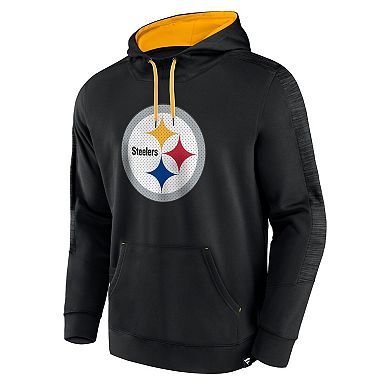 Men's Fanatics Branded Black Pittsburgh Steelers Defender Evo Pullover ...