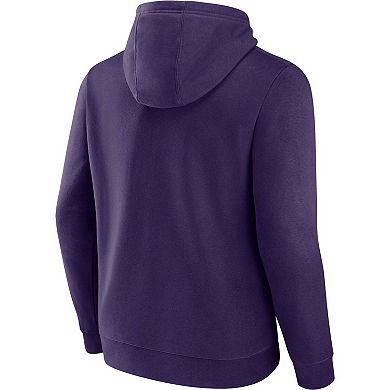 Men's Fanatics Branded Purple Baltimore Ravens Between the Pylons Pullover Hoodie
