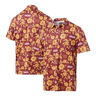 Men's Reyn Spooner Burgundy Washington Commanders Pua Performance Polo