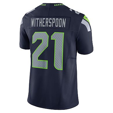 Men's Nike Devon Witherspoon Navy Seattle Seahawks Vapor F.U.S.E ...