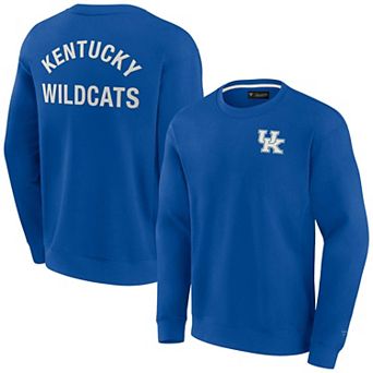 Unisex Fanatics Signature Royal Kentucky Wildcats Super Soft Pullover Crew Sweatshirt