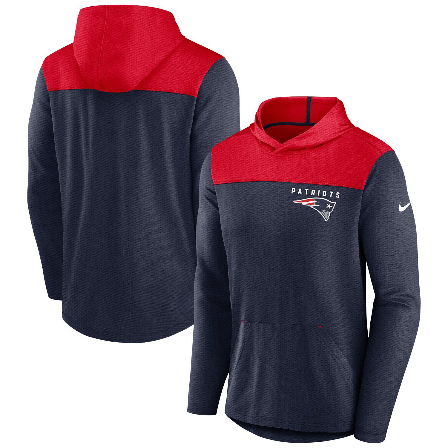 Men's Nike Navy New England Patriots Fan Gear Pullover Hoodie