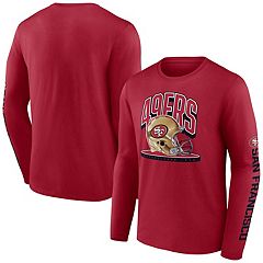 Men's Nike Heather Red San Francisco 49ers Team Tri-Blend T-Shirt Size: 3XL