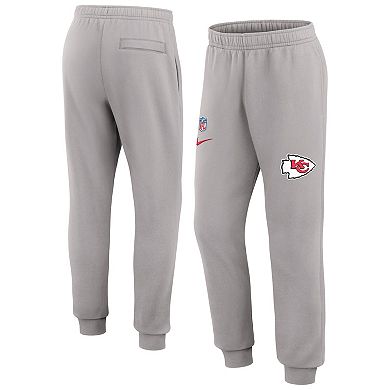Men's Nike Gray Kansas City Chiefs 2023 Sideline Club Jogger Pants
