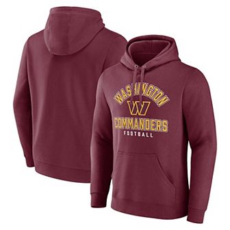 Men's Fanatics Branded Burgundy Washington Commanders Between the Pylons Pullover Hoodie