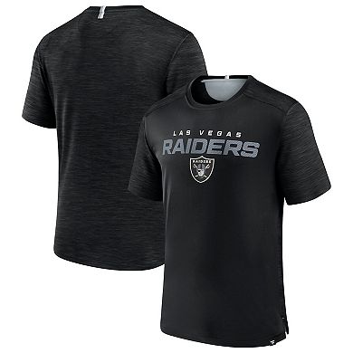 Men's Fanatics Branded Black Las Vegas Raiders Defender Evo T-Shirt