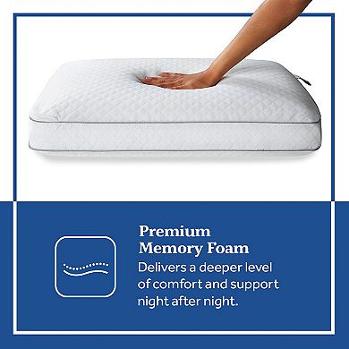 Sealy Essentials Classic Memory Foam 2-pack Pillow Set