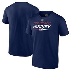 Men's Mitchell & Ness Heather Gray Colorado Avalanche Logo Long Sleeve T- Shirt